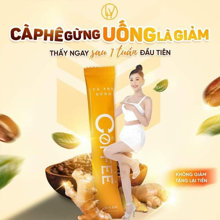 Cà phê gừng giảm cân ginger coffee