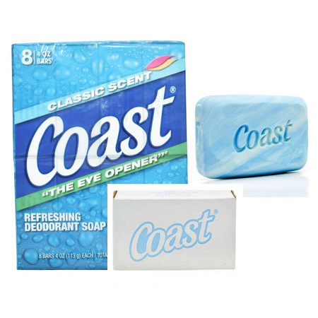 Lốc 8 cục xà bông Coast 8 Bar Soap