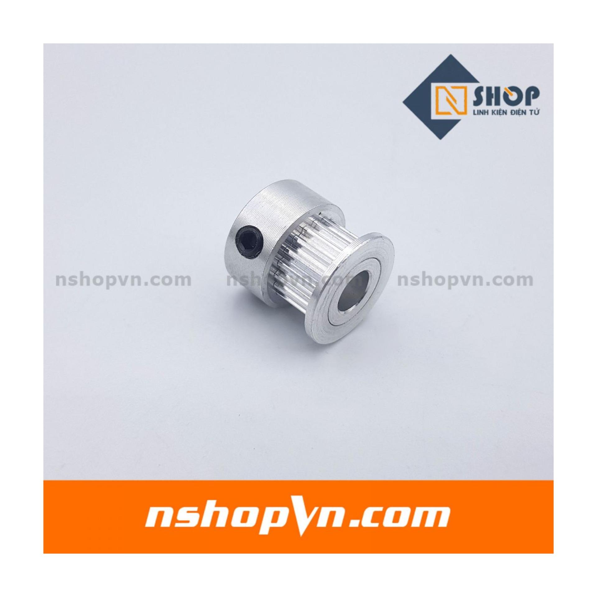 Puly GT2 20 răng trục 6mm