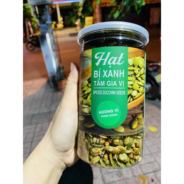 Hạt bí xanh tỏi ớt 450g - ăn vặt 492