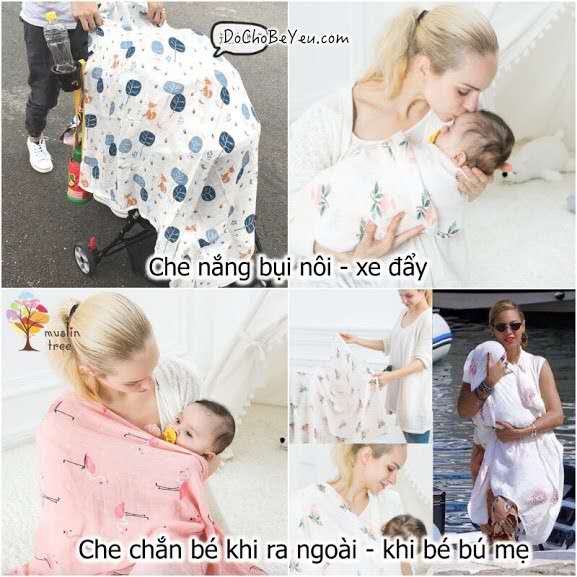 Khăn Aden Bambo dùng để tắm hoặc quấn bé