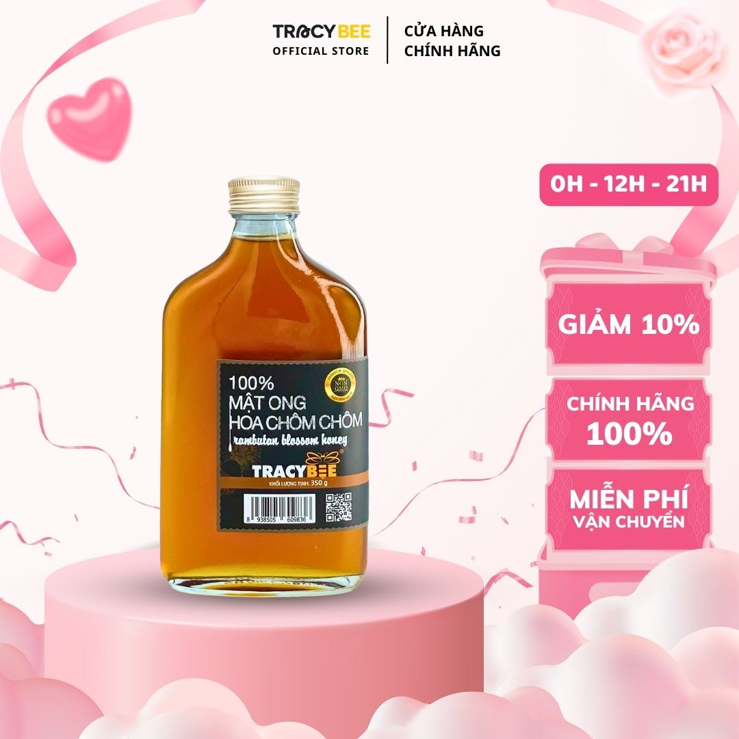 Mật ong hoa chôm chôm Tracybee 350g