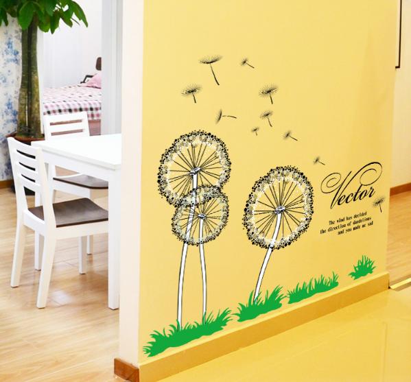 [HCM]Decal trang trí Bồ Công Anh lớn Vector