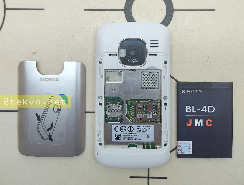 [HÀNG CHÍNH HÃNG] Điện thoại nokia e5-00 24 ký tự cổ phổ thông giá rẻ