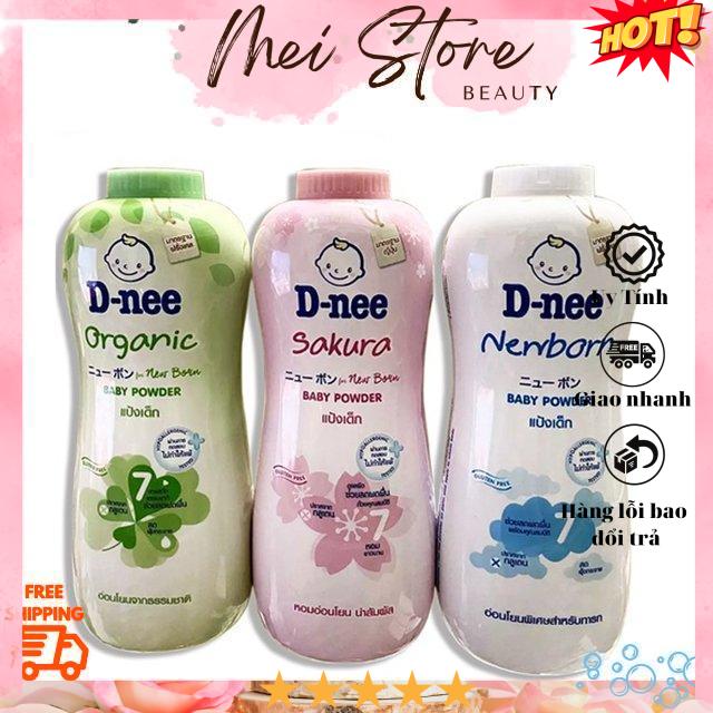 [GIẢM 5% ĐƠN 129K]Phấn Rôm Em Bé Dnee Thái Lan D-nee Baby Powder 380g