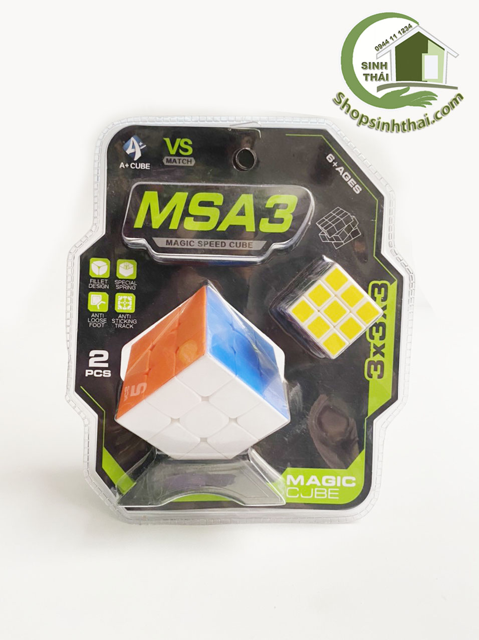 [HCM]Vỉ hai cục rubik to nhỏ 3x3