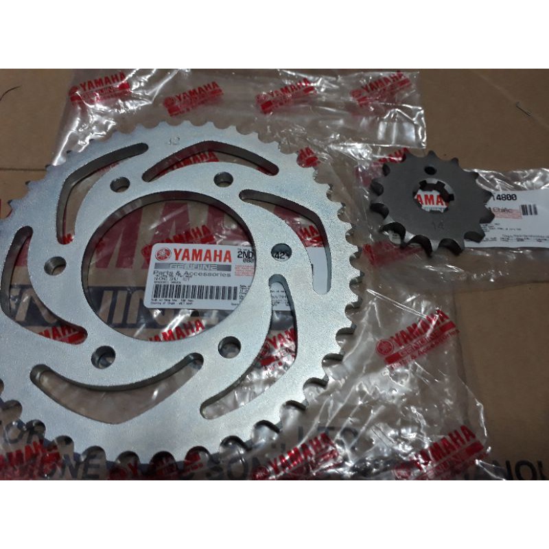 Nhông và đĩa tải sau exciter 150 yamaha zin