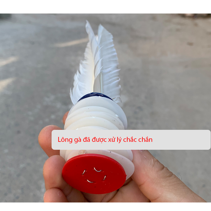 Cầu đá lông gà tuyển HT64 (Bộ 2 quả)