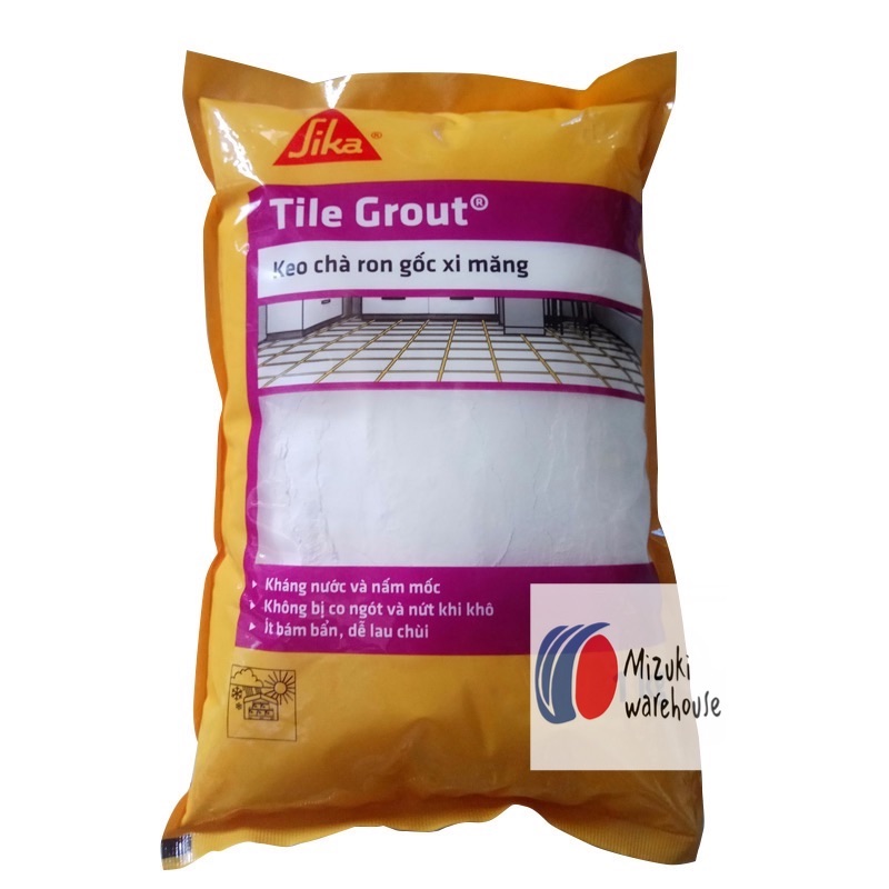 Chà Ron Gạch Sika Tile Grout 1kg( Khi mua trên 2 bịch các bạn nhớ ấn sưu tầm mã vận chuyển phía dưới)