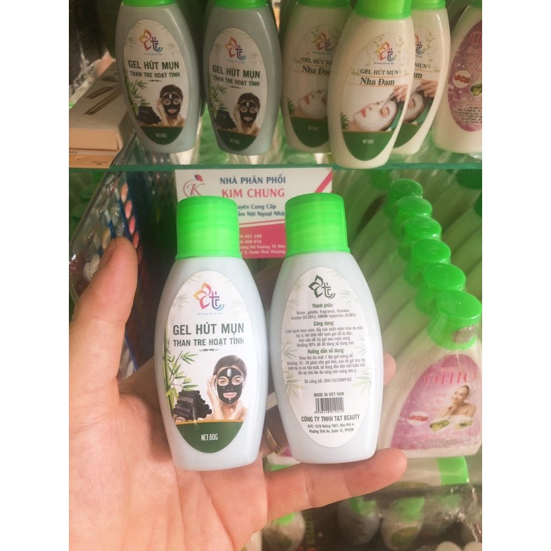 Gel lột mụn T&T 60g (Nha đam, Than hoạt tính) - Chính Hãng
