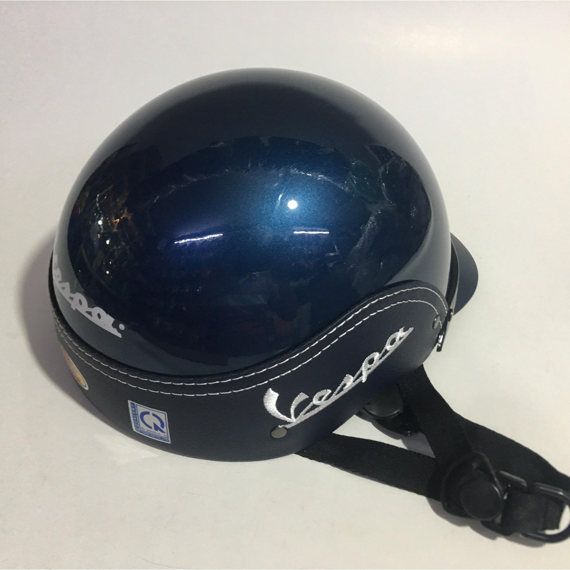 NÓN BẢO HIỂM VESPA ĐẠT CHUẨN-BẢO HÀNG 12 THÁNG (XANH)
