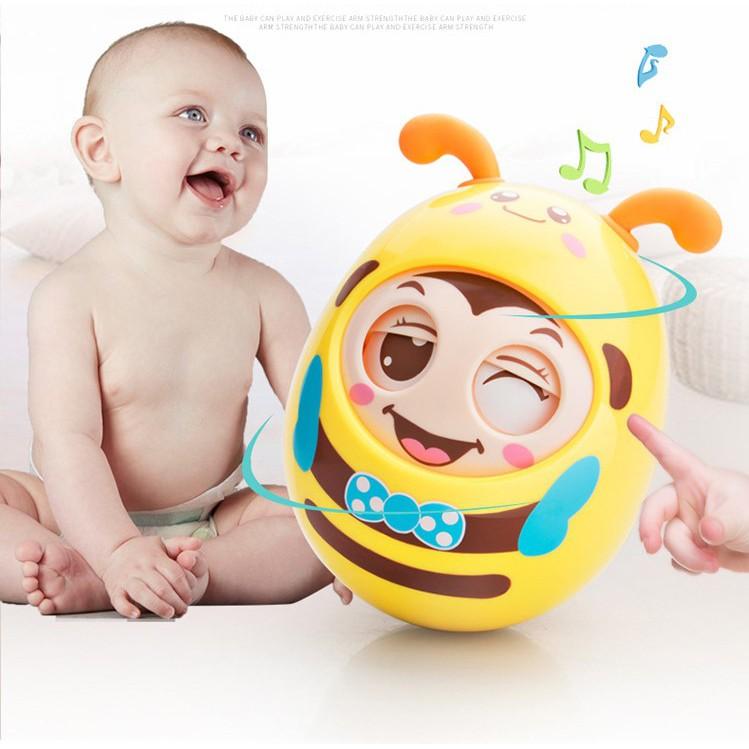Đồ chơi lật đật đáng yêu cho bé, biết nhắm mắt mở mắt