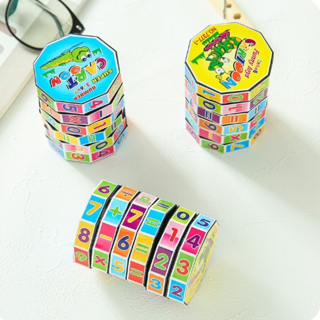 Bộ Trò Chơi Rubik Phép Tính Toán Học Cho Bé
