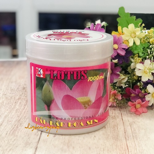 Hấp Ủ Xả Tóc Hoa Sen Lotus 1000ml