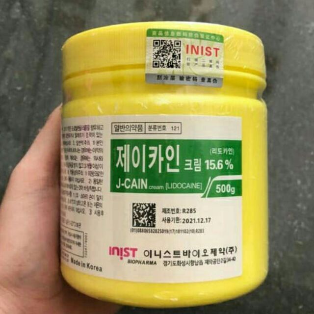 Kem ủ tê 15.6% tê lăn đầu tù, phun xăm 500g