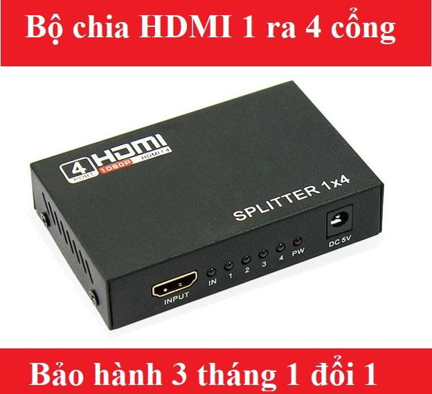 Bộ chia từ 1 cổng hdmi ra 4 cổng hdmi - hdmi splitter 1x4 cổng
