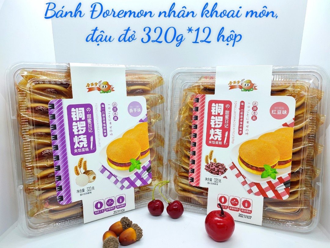 Bánh Doremon Nhân Đậu Xanh - Khoai Môn