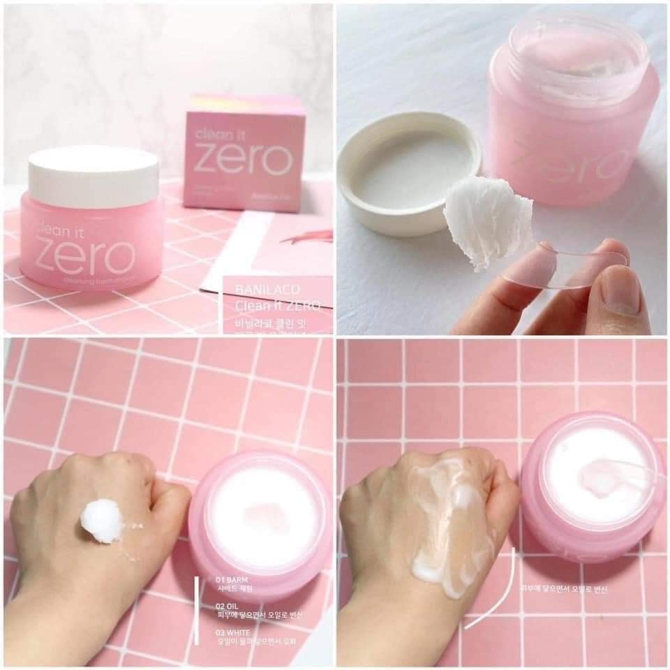 Set Sáp Tẩy Trang BANILA CO Clean It Zero Original 3-step