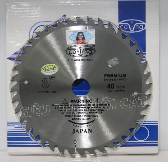 Lưỡi cắt gỗ covina 200mm x 40 răng