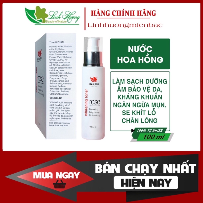 Nước hoa hồng Linh Hương