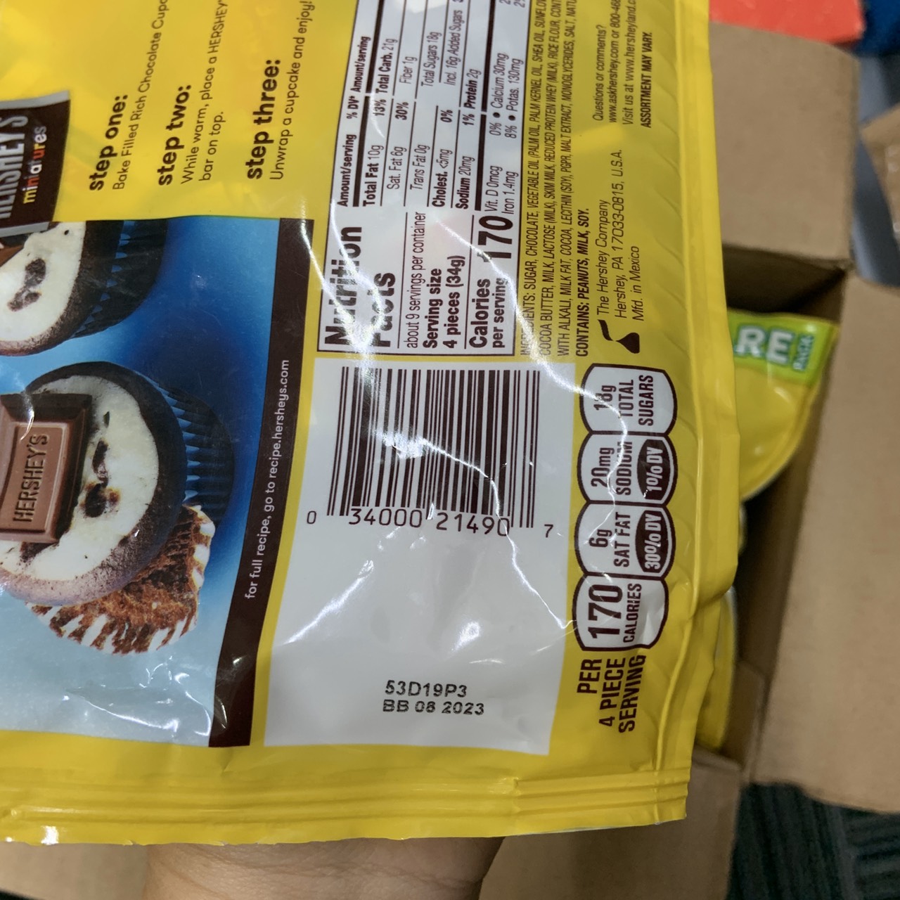 Chocolate Hershey's bịch nhỏ - EDS Hàng Mỹ