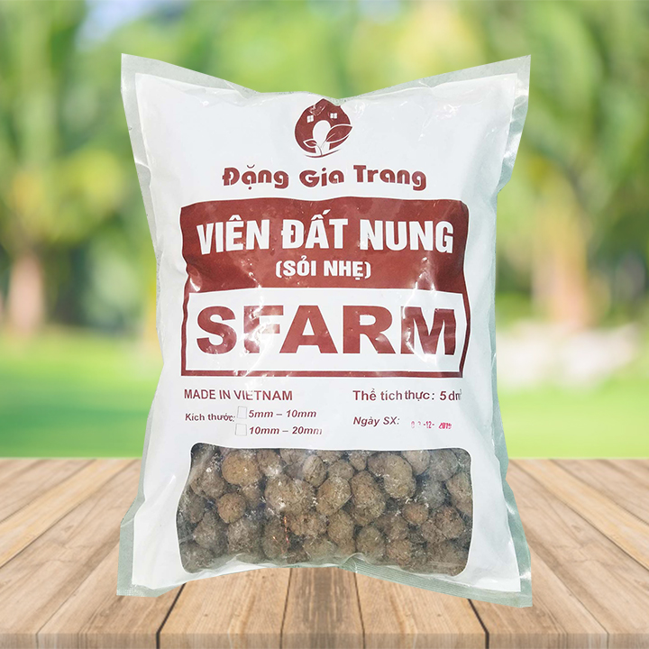 Viên Đất Nung ( Sỏi Nhẹ ) - Bao 5Dm3 ( Kt 5-10Mm ) - 2.5Kg/Túi