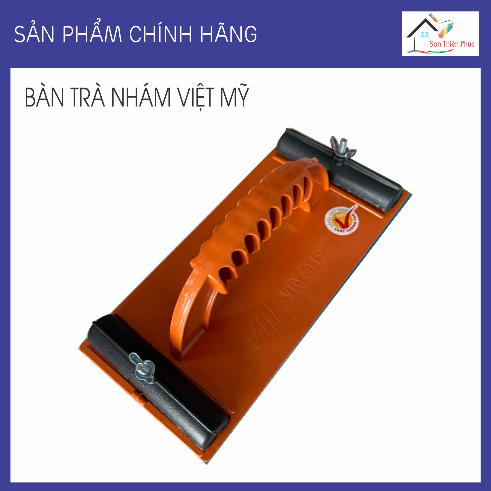 Bàn Chà Nhám, Dụng cụ kẹp nhám chà tường (bàn chà nhám xoa tường).