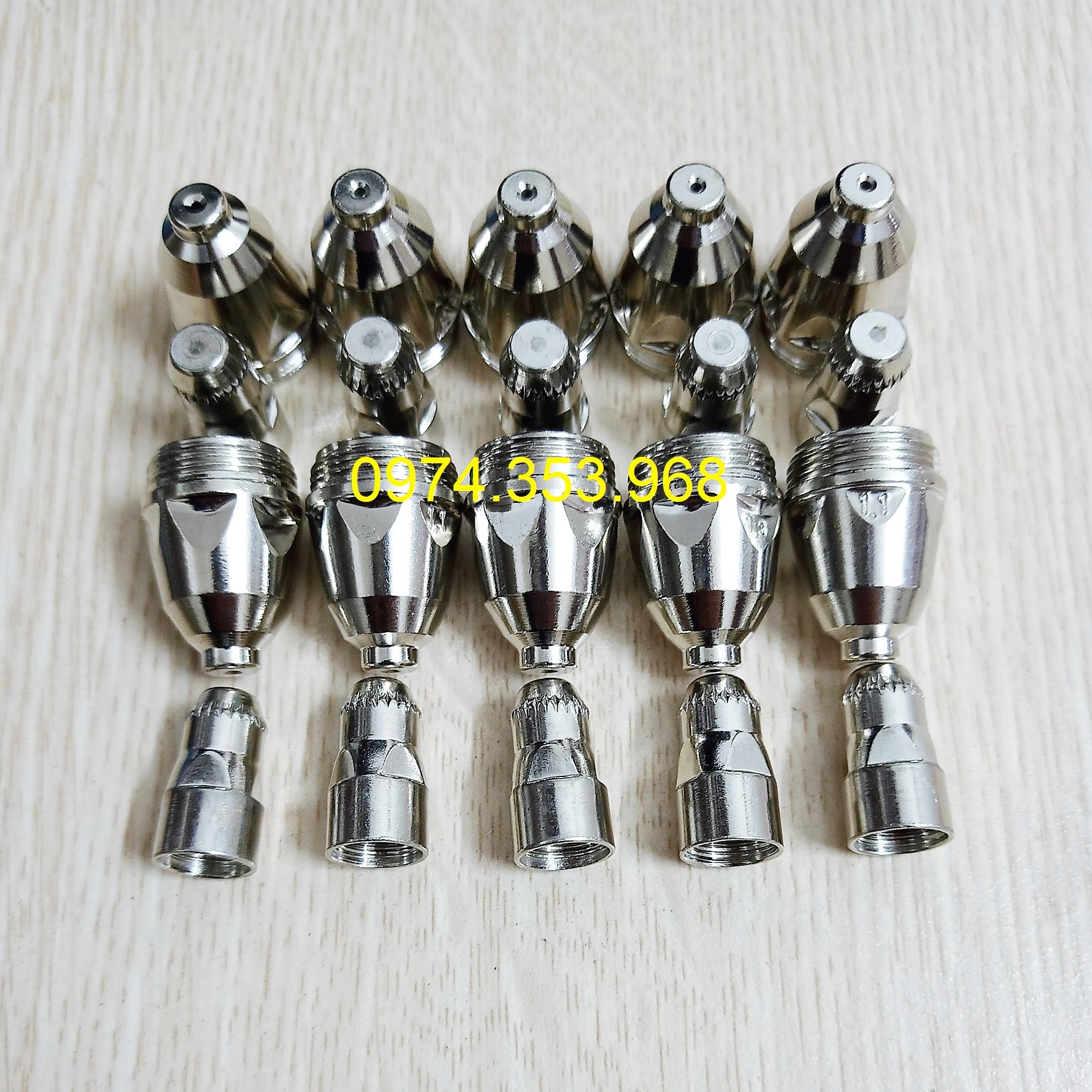 Bép cắt plasma P80 1.1-1.3-1.5-1.7mm - 10 bộ