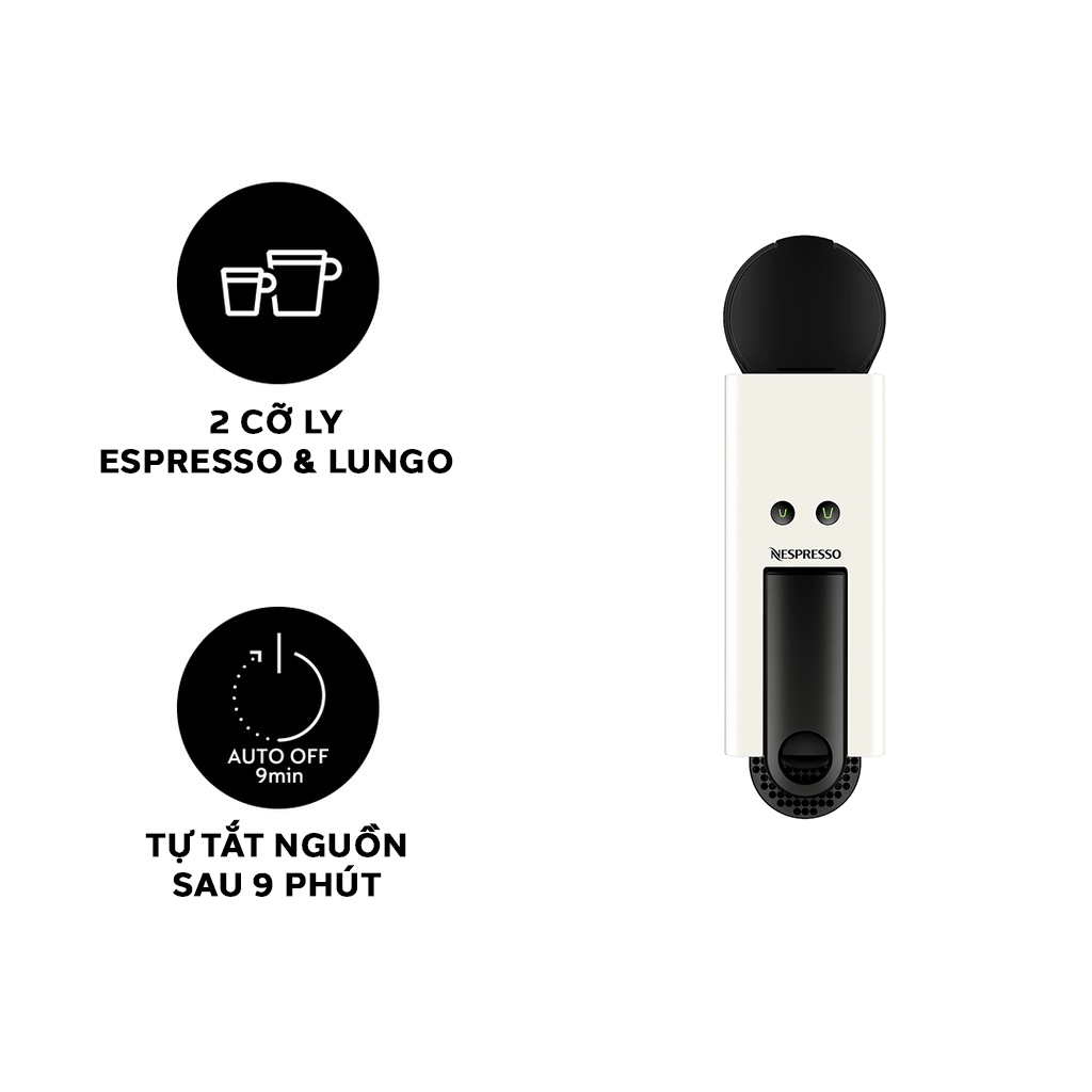 Máy pha cà phê viên nén Nespresso Essenza Mini - Trắng