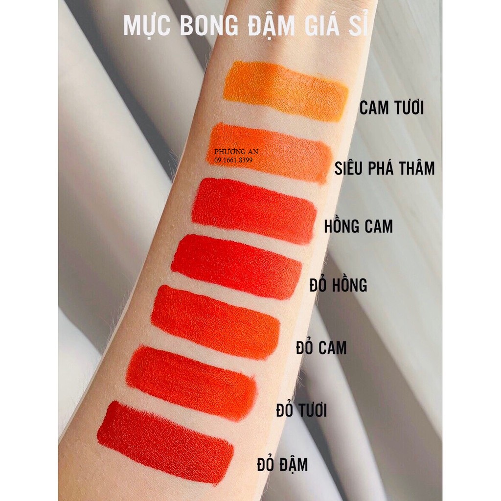 Mực pha sẵn phun xăm bong đậm, bám màu