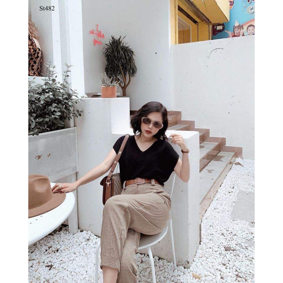 (50-90kg) QUẦN BỐ KẺ SỌC CARO BIGSIZE