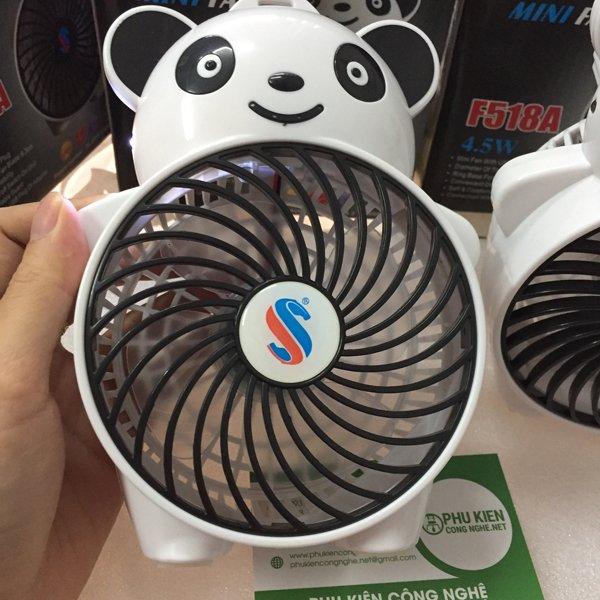 Quạt mini 3 cánh để bàn hình thú dễ thương (nhiều màu)