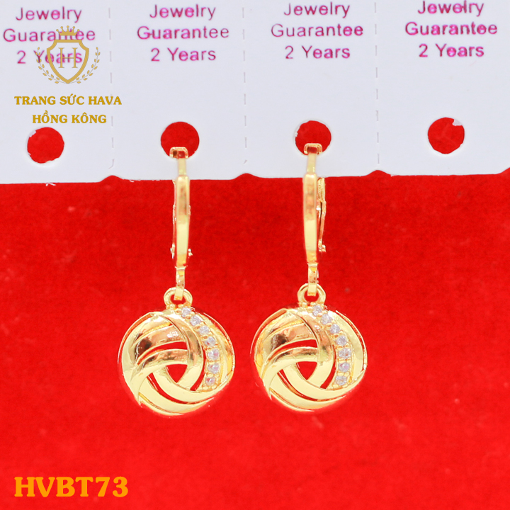 Ear rings, earrings, earrings designs long applique Stone-titanium plating real gold 10K, 18K, 24K high-end (not black)-Jewelry Hava Hong Kong style fashion