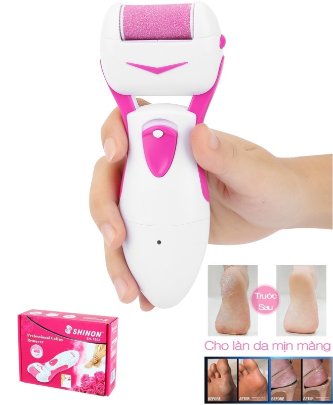 Máy Tẩy Da Chết Gót Chân ShiNon/ Kemei Tẩy Tế Bào Chết Cho Tiệm Nail, Cá Nhân Tại Nhà, ... Mịn Màng Cho Từng Bước Đi