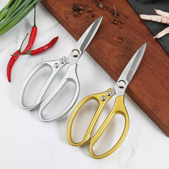 Kéo đa năng gia dụng nhà bếpkéo inox đa năng SK5- Nhật Bản kéo có lực mạnh để cắt đồ ăn chín rau xương gàcạo vảy cávv…