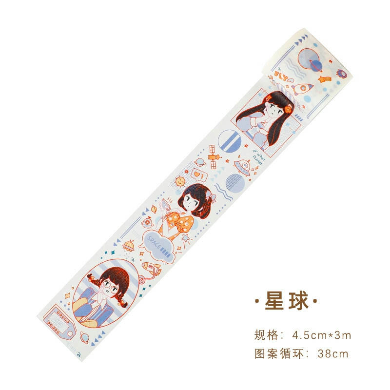 [HCM]Washi tape cô gái đáng yêu (Hàng có sẵn)