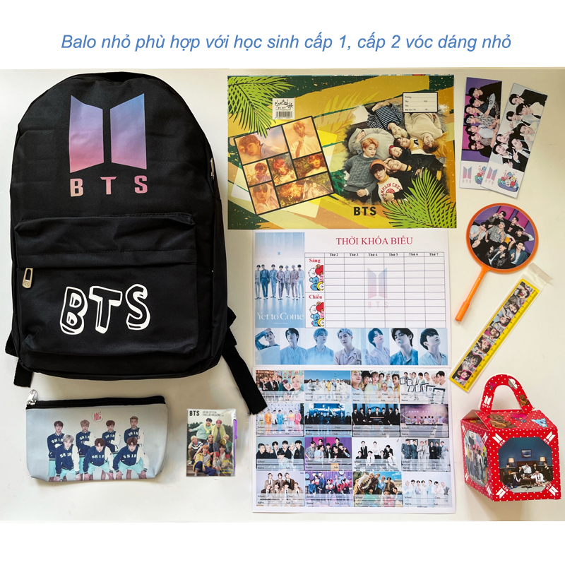 Combo đồ dùng học tập BTS ( gồm 10 món)