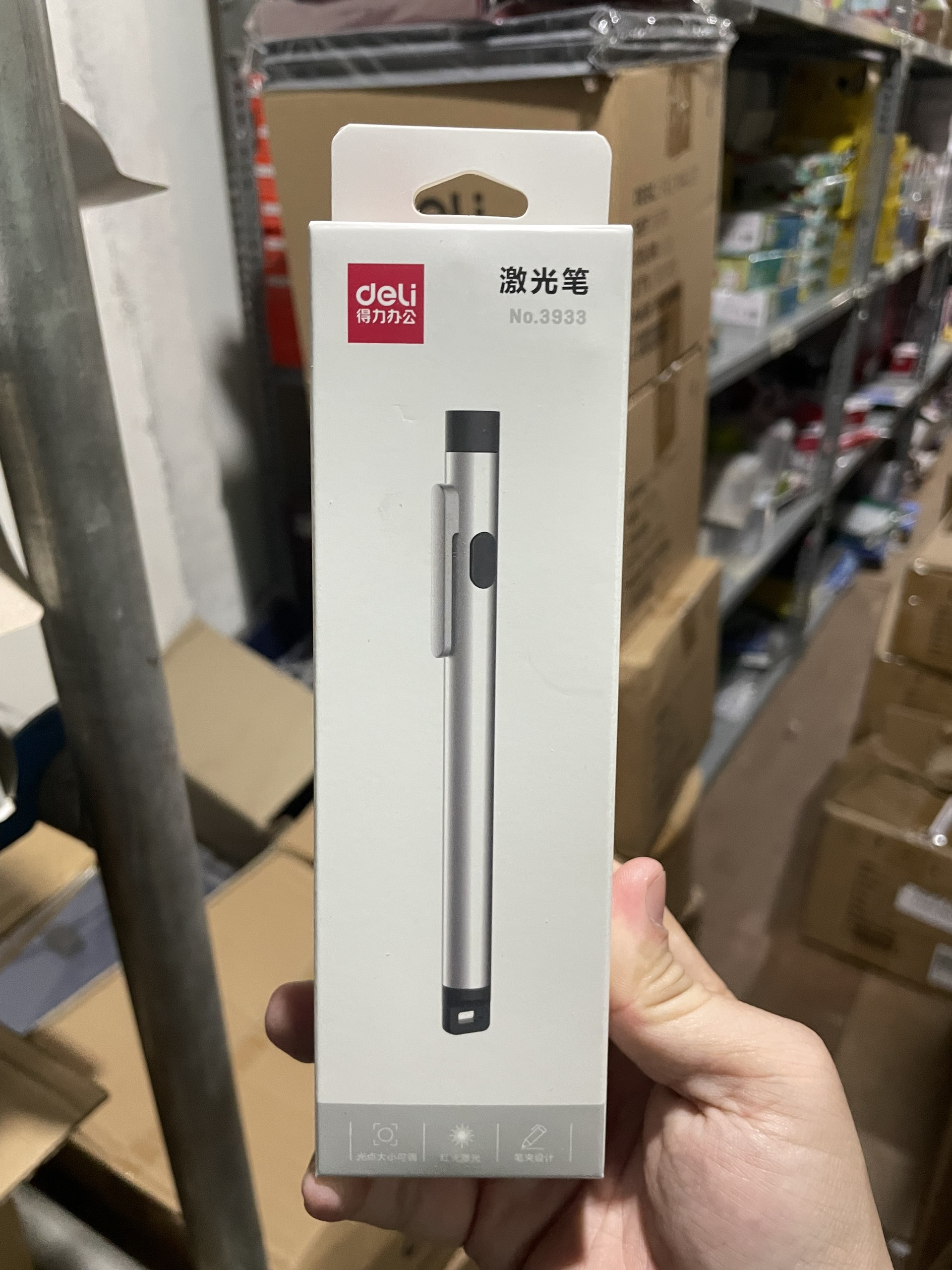 (1 Cây) Bút chỉ Laser Pointer Deli 3933