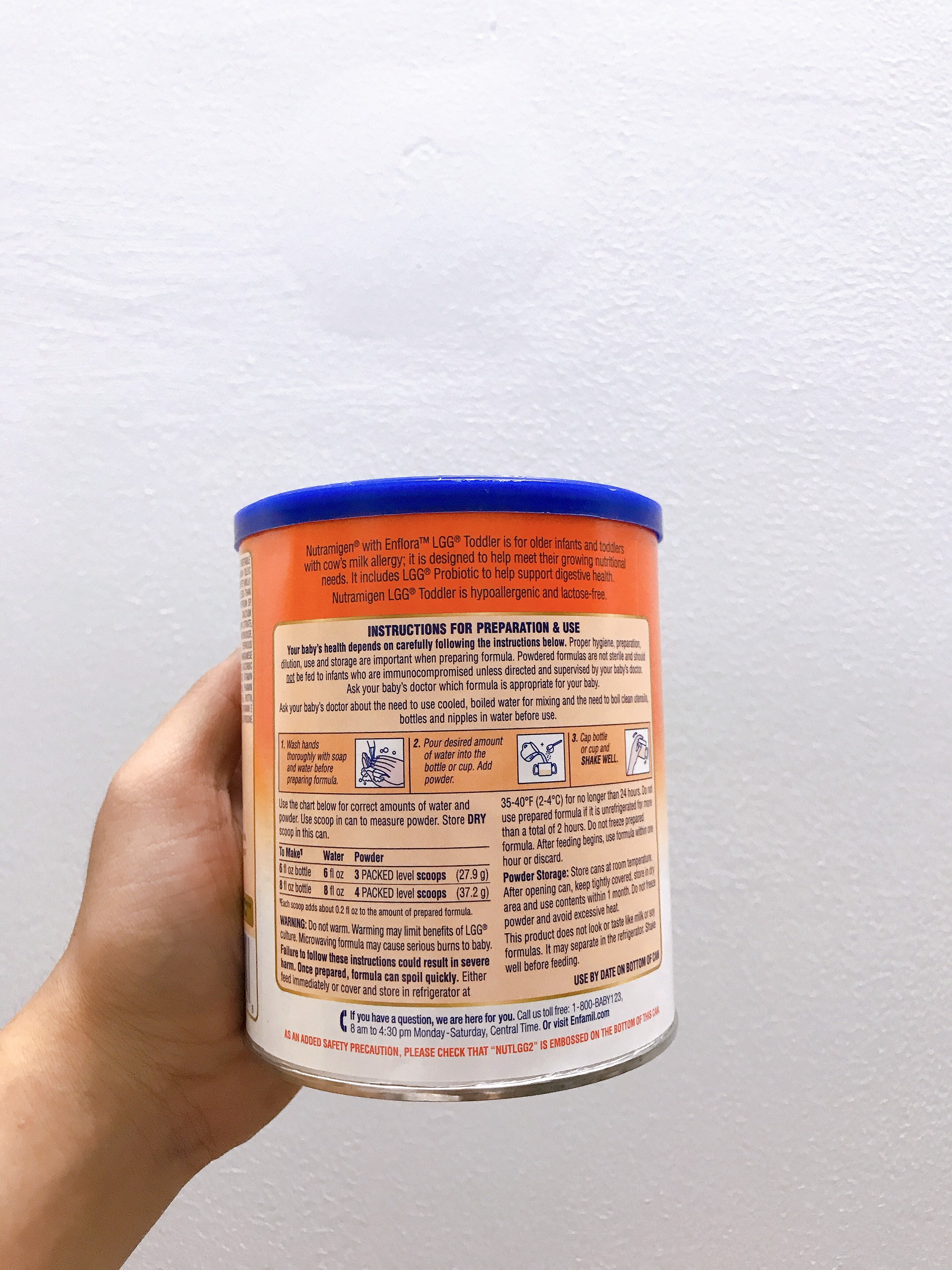 Sữa thuỷ phân Nutramigen Toddler 357g