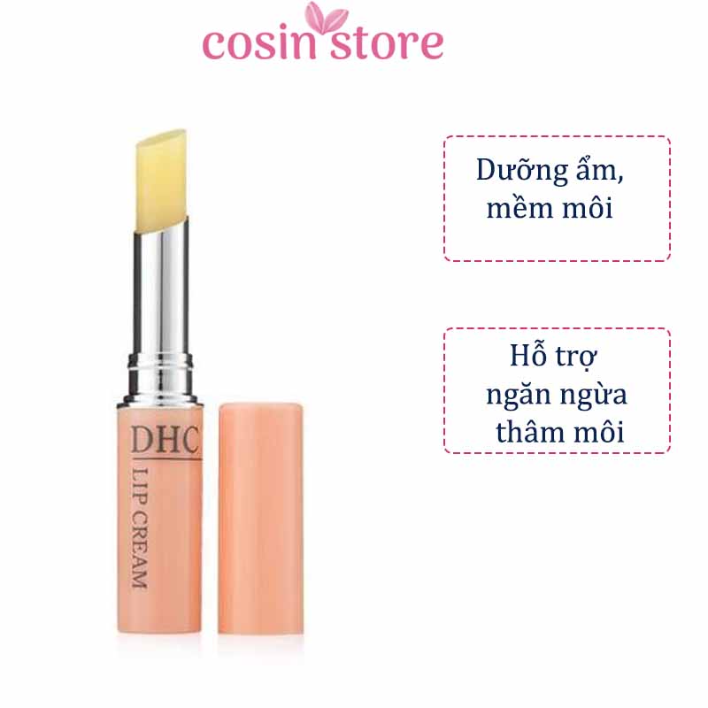 Son dưỡng DHC Lip Cream 1.5g của Nhật Bản - Giúp dưỡng ẩm cho môi