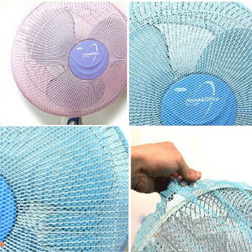 ]Combo of 2 Dust-Proof Fan Covers with Drawstrings That Are Safe for Babies.