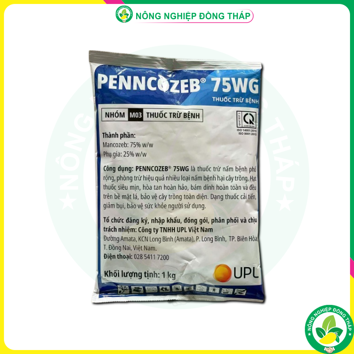 Thuốc Trừ Bệnh PENNCOZEB 75WG (Gói 1kg)