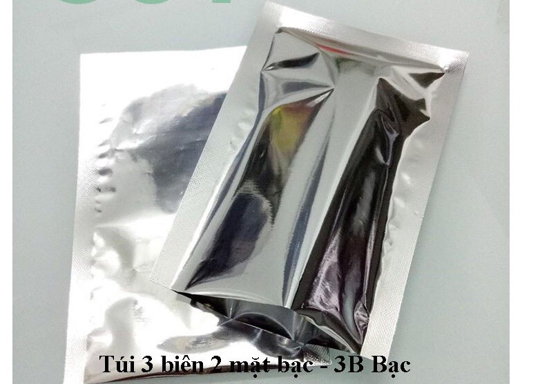 1kg Túi MPET ba biên bạc bóng