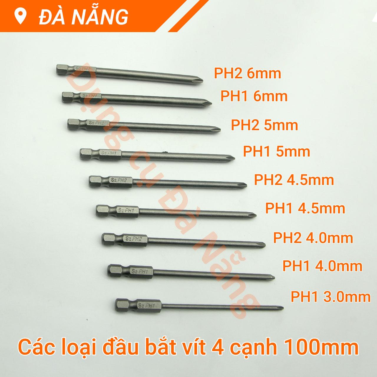 Đầu bắt vít 4 cạnh PH1