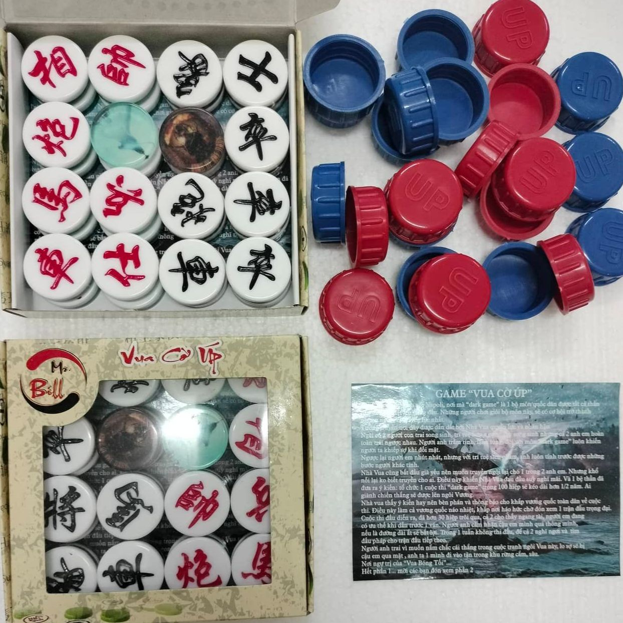 cờ úp siêu chiến binh gồm nắp
