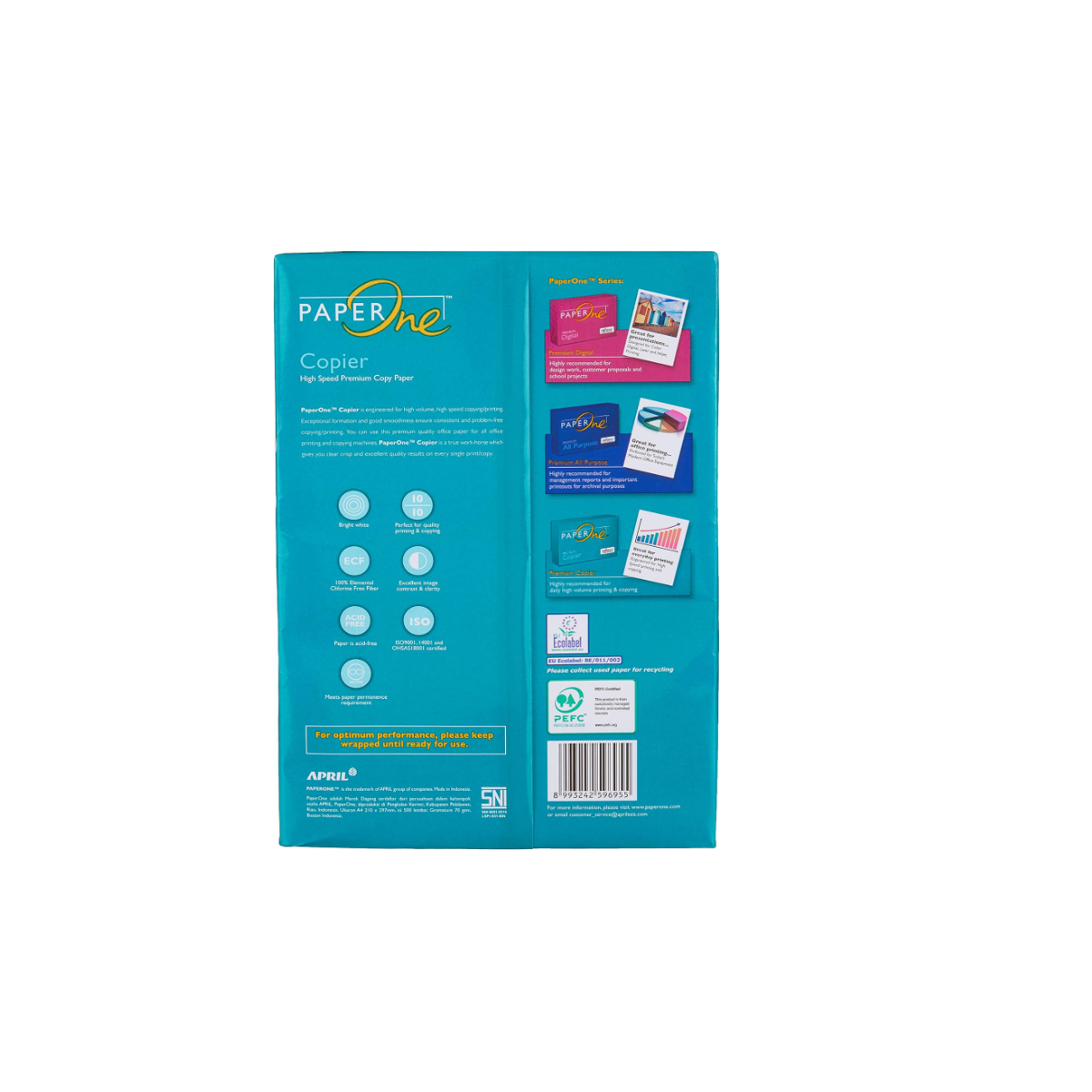 Paper One Printing Paper A3 Size 70Gsm Ream 500 Sheets