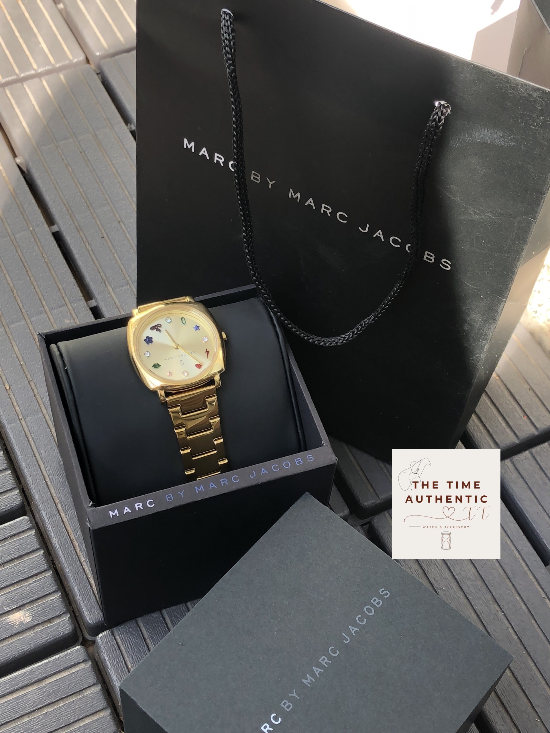 Đồng hồ nữ MARC JACOBS #MJ35 case 34mm.5ATM