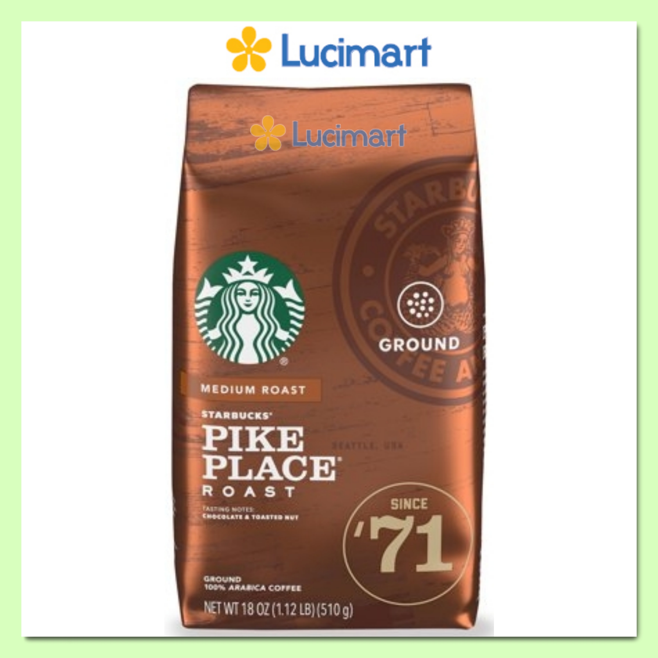[50% Off] Cà phê Starbucks rang xay sẵn 100% Arabica Coffee Medium (USA)
