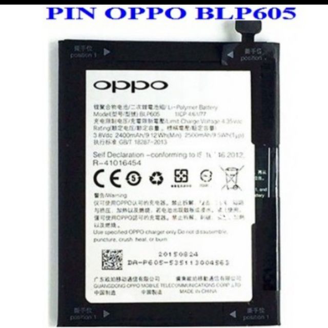 Pin Oppo Blp605 cho Oppo F1 Oppo A35 bh 6 tháng cam kết hàng đúng mô tả chất lượng đảm bảo đa dạng mẫu mã và kích cỡ