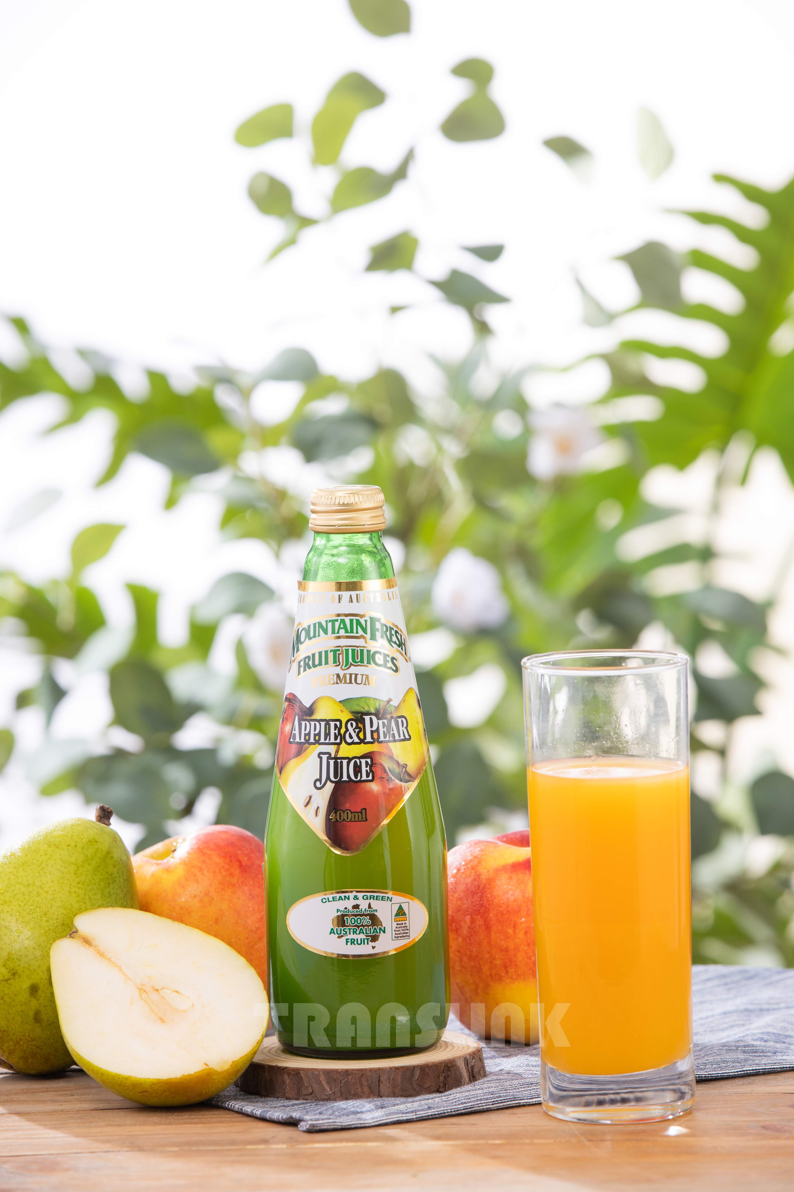 Nước ép Táo & Lê Mountain Fresh Premium Úc 400ml
